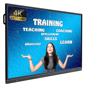 Custom Factory Price 55 65 75 86 98 100 110 Inch All In One Interactive Flat Panel Digital Whiteboard Electronic Smart Board