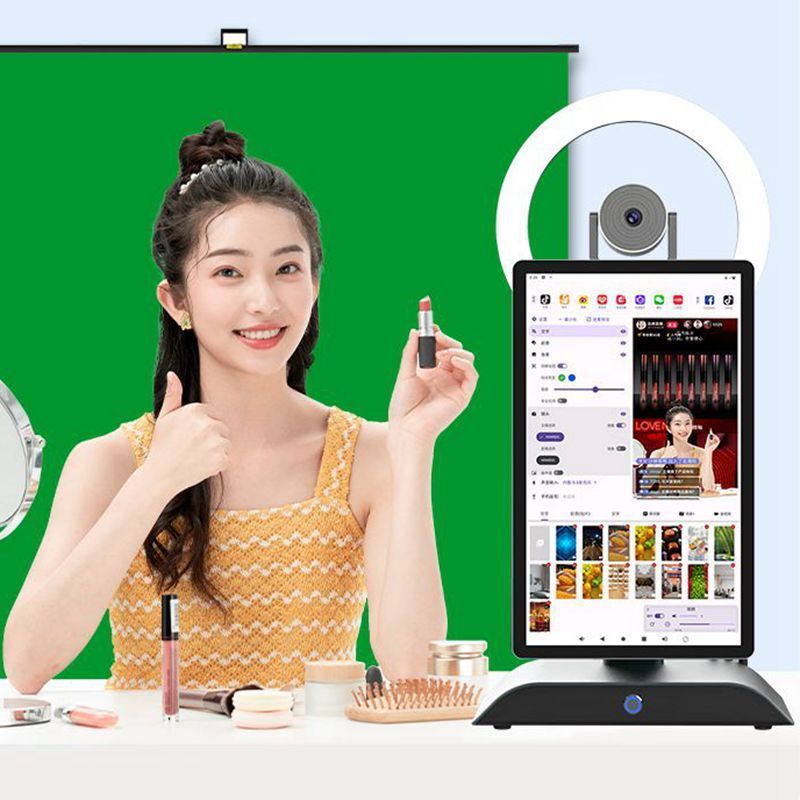 Desktop Camera Video Audio All In One Live Streaming Machine Broadcast Equipment for Tiktok Ins Facebook