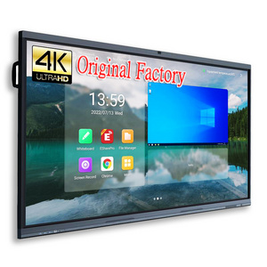 2023 New Customized 55 65 75 86 98 Inch 4K Smart White Board Interactive Flat Panel Board Digital Screen board Smart Whiteboard