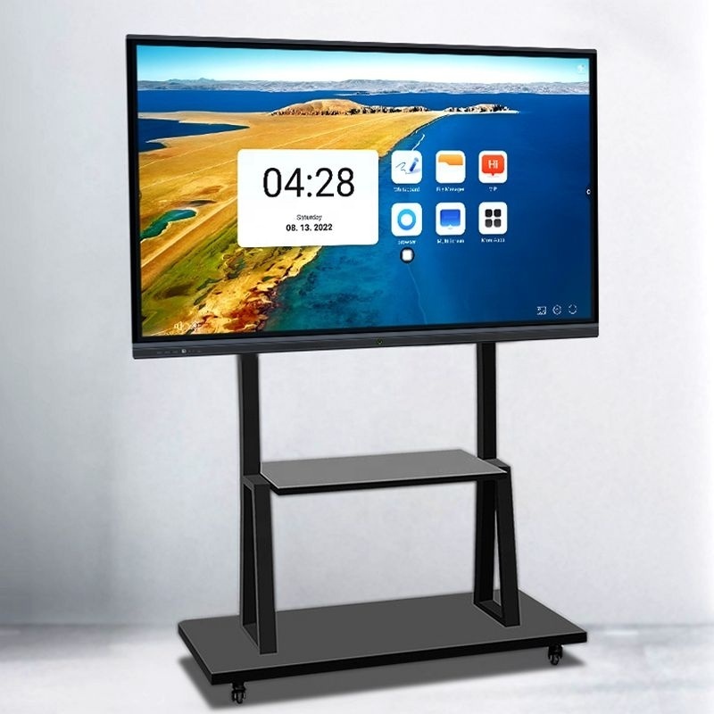 Custom Factory Price 55 65 75 86 98 100 110 Inch All In One Interactive Flat Panel Digital Whiteboard Electronic Smart Board