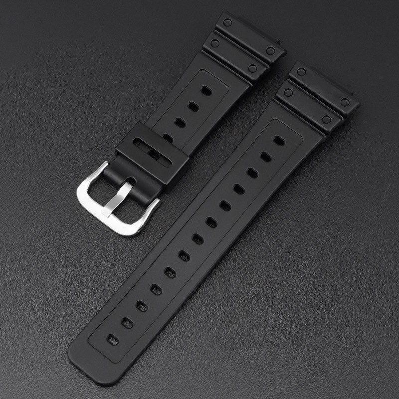 Rubber Strap for Casio G SHOCK GA 2100 DW-5600 Sport Bracelet Watch Band Stainless Steel Buckle TPU 16mm Replacement  Wristband