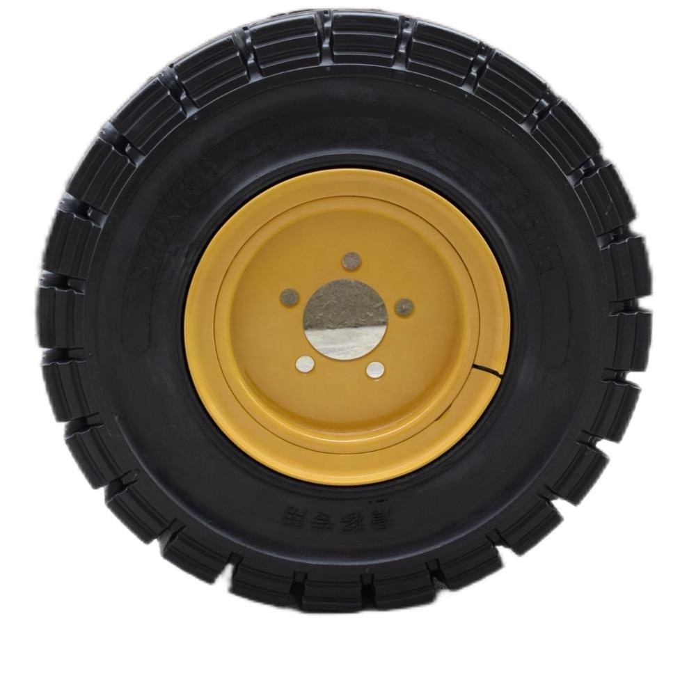 Other Wheels Bobcats70 GEHL1640E Solid TIRE570X160 Black Rubber Solid TIRE Skid Steer Loader Tyre 7-10 Working Days 4pcs 570x160