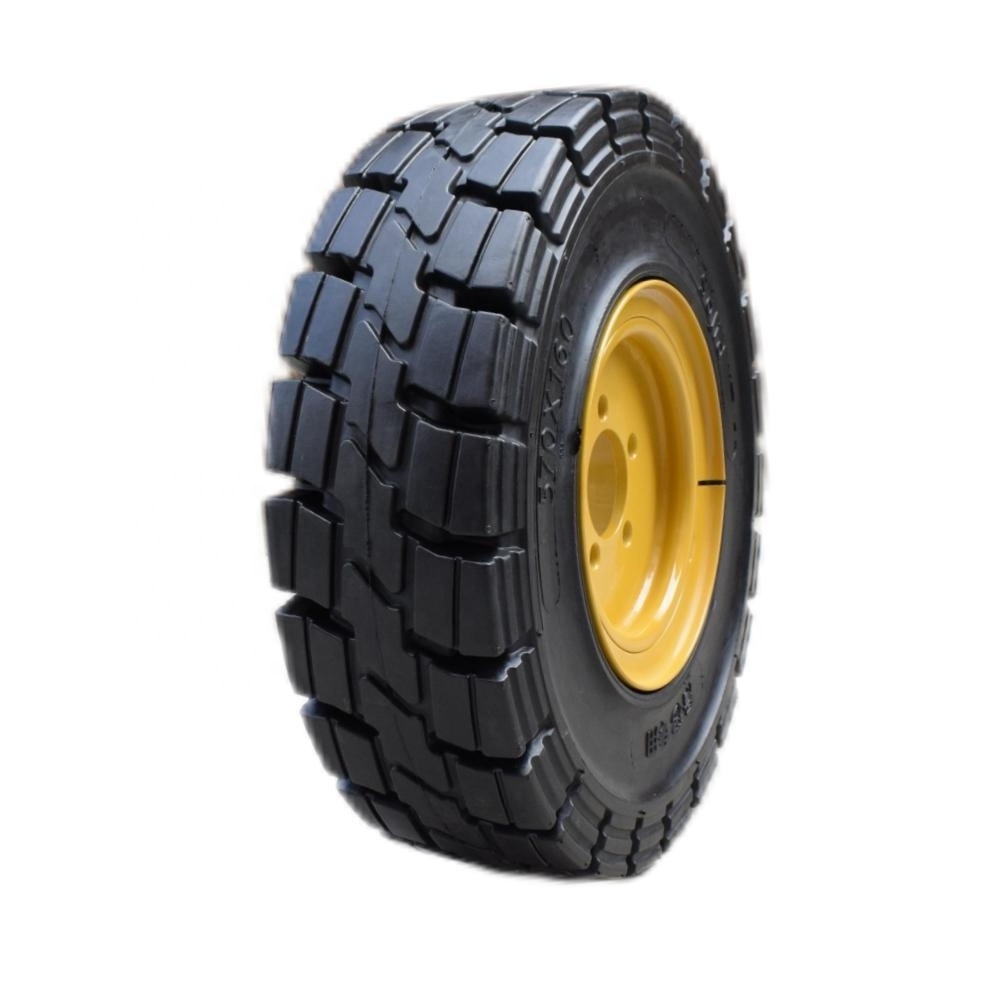 Other Wheels Bobcats70 GEHL1640E Solid TIRE570X160 Black Rubber Solid TIRE Skid Steer Loader Tyre 7-10 Working Days 4pcs 570x160