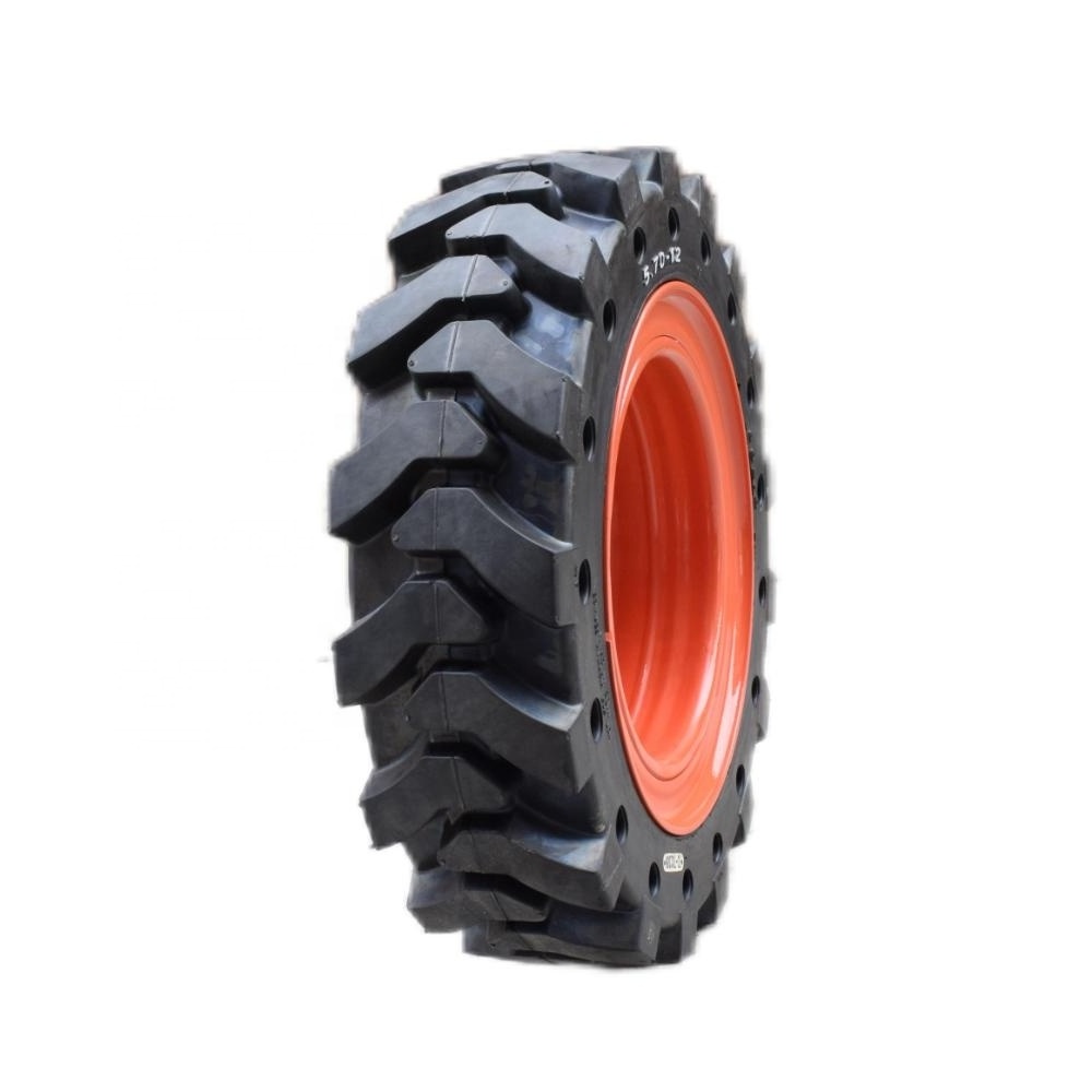 Other Wheels Bobcats70 GEHL1640E Solid TIRE570X160 Black Rubber Solid TIRE Skid Steer Loader Tyre 7-10 Working Days 4pcs 570x160