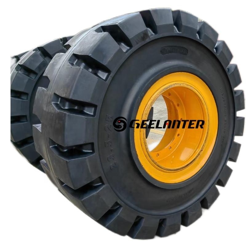 Puncture Proof Wheel Loader Tires 23.5x25 23.5 25 23.5-25 Solid for Caterpillar Komatsu