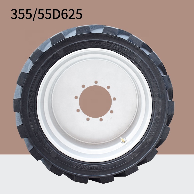 35555D625 Foam Filled Tyres 600AJ JLG Boom Lift Tyre Black Rubber Polyurethane Filled for Z45/25 TIRE 355/55D625 1 Pcs 1.5years