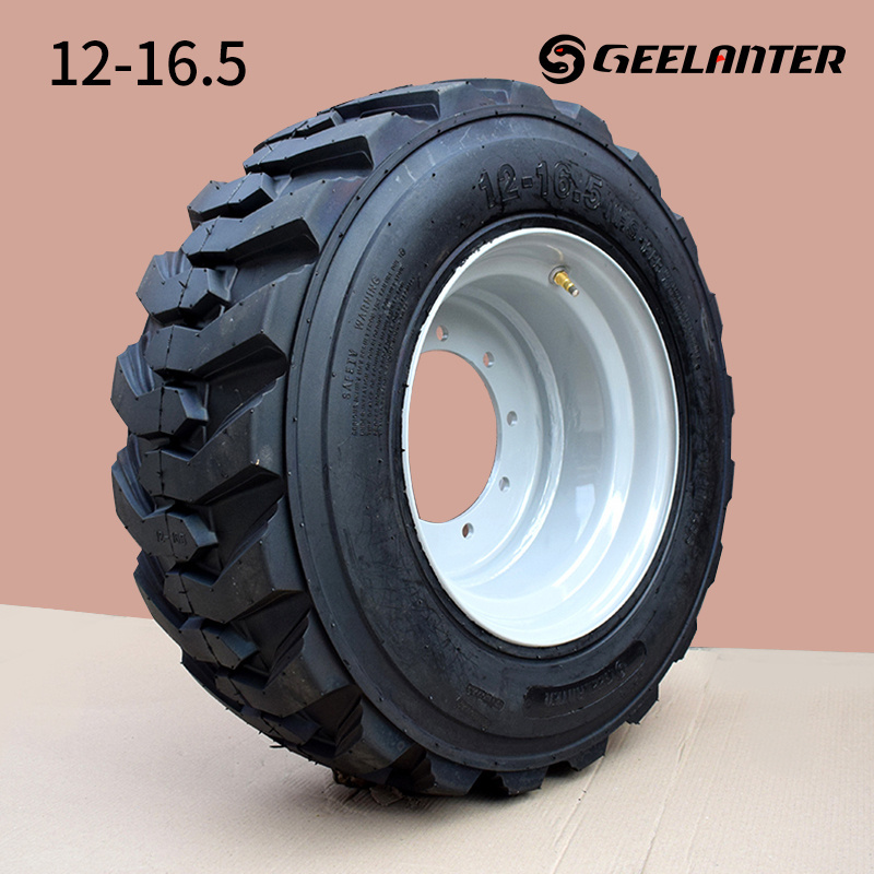 Solid Skid Steer Tires Supplier Foam Filled Tire 10-16.5 12-16.5  wheels