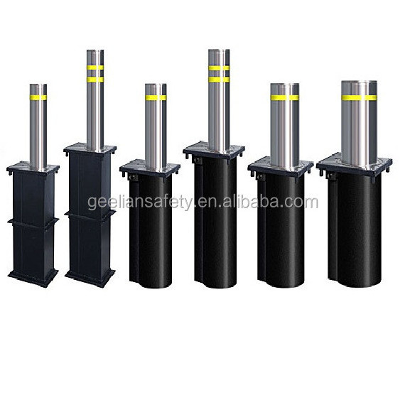 Top ranking street warning safety carbon steel surface security bollards for driveways