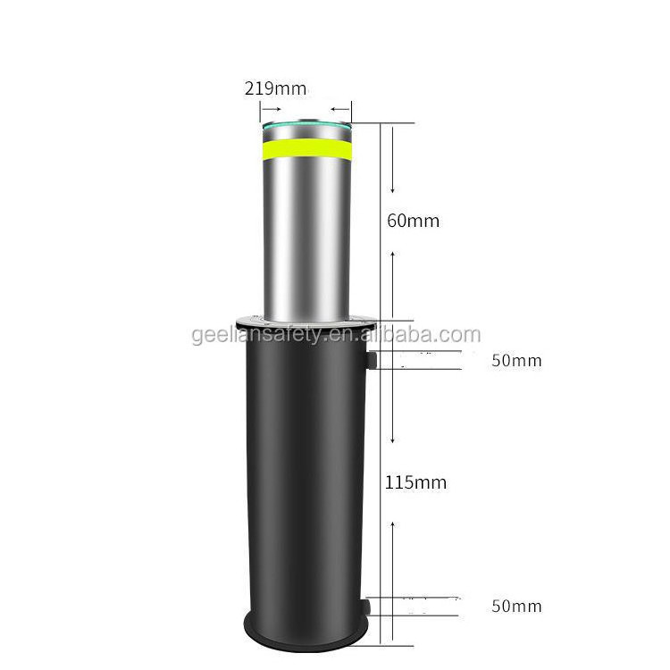 Top ranking street warning safety carbon steel surface security bollards for driveways