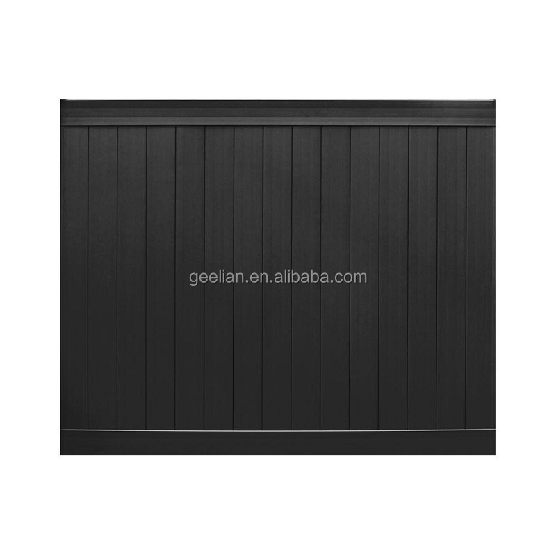 PVC vinyl garden house fence vinyl privacy fencing plastic fences with top picket