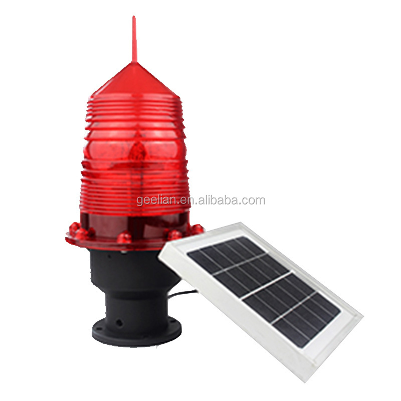 Led Aircraft Flashing Helipad Beacon Tower Crane High Intensity Aviation Obstruction Warning Lights Navigation Marine Light