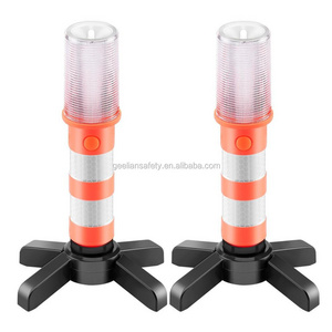 GEELIAN Emergency Traffic Road Safety LED Signal Stick Rechargeable LED Flashing Roadside Flare