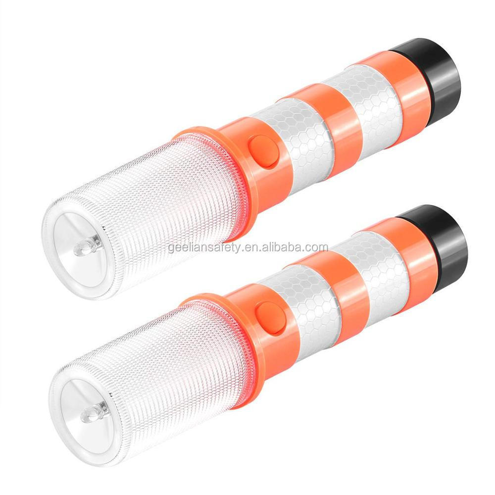 GEELIAN Emergency Traffic Road Safety LED Signal Stick Rechargeable LED Flashing Roadside Flare