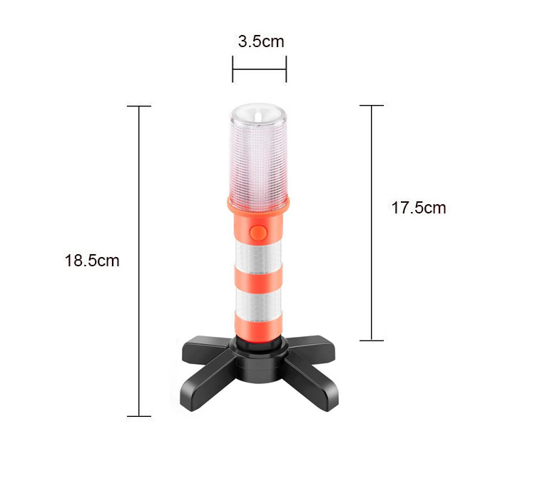 GEELIAN Emergency Traffic Road Safety LED Signal Stick Rechargeable LED Flashing Roadside Flare