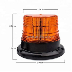 3 pack LED Road Safety Warming Lamp Flare light Emergency Disc Beacon Traffic Flash led Warning Light With Magnetic Base