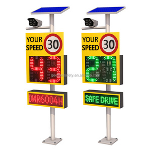 Solar Radar Detective Speed Warning Sign/speed Measurement Display /Traffic Flashing Speed Limit Signs Swing Speed Radar