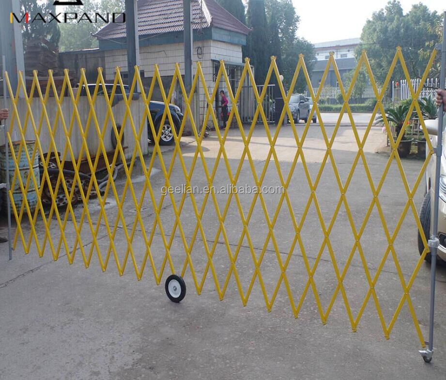 New Style Factory School Main Gate Driveway Design Retractable Automatic Folding Gate Collapsible