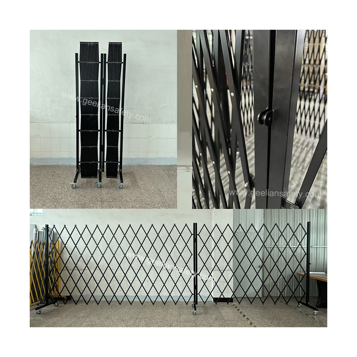 Safety Barrier Plastic Portable Road Traffic Fence Expandable Gate Road Safety Expandable Barrier