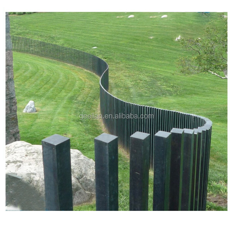 2019 PE Fence Simply Slide Fence Board into Slotted Concrete Post