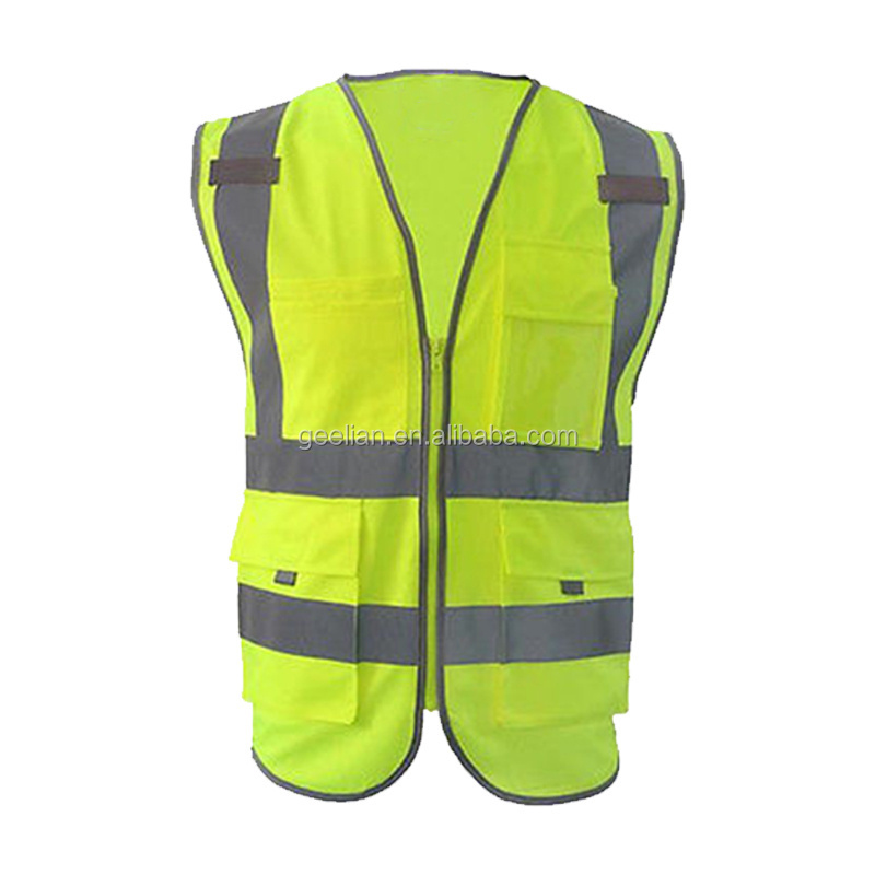 Safety vest hs code China economy cheap safety vest jacket for men