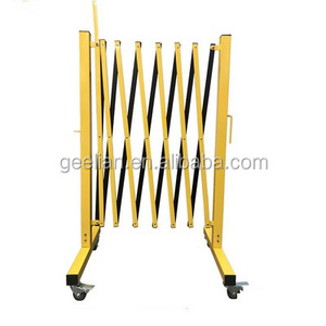 retractable barricades/metal expandable road safety fence barricade Metal Safety Barrier