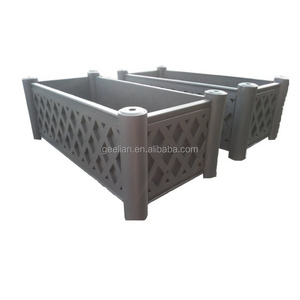 Raised Planter Boxes recycled plastic Plant Pots Cedar Planters