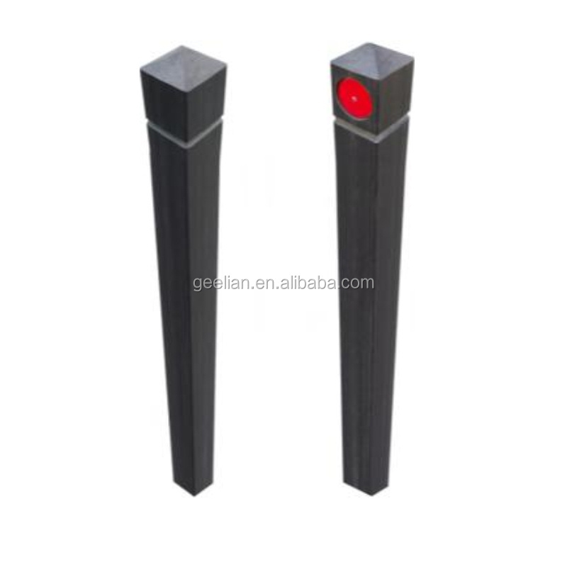 PVC vinyl fence post/ PVC plastic black used pool fences / PVC valla de jardin