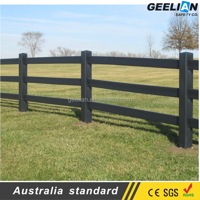 Vinyl PVC horse fencing PVC fencing for horses