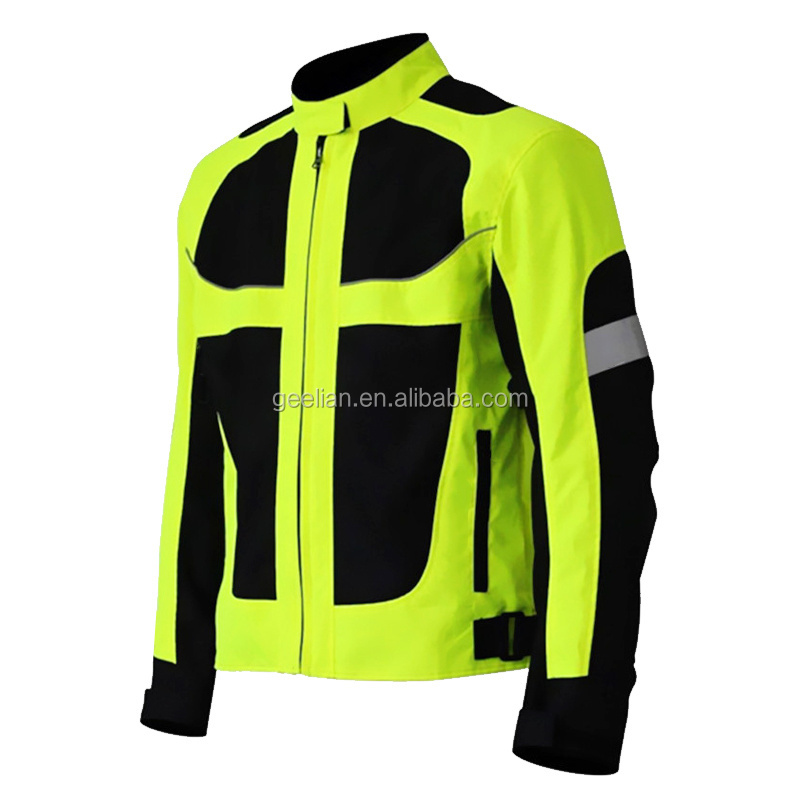 Red/Blue/Yellow High Quality Wholesale Running Bike Motorcycle  Flashing Led Reflective Safety Vest With Led Light China