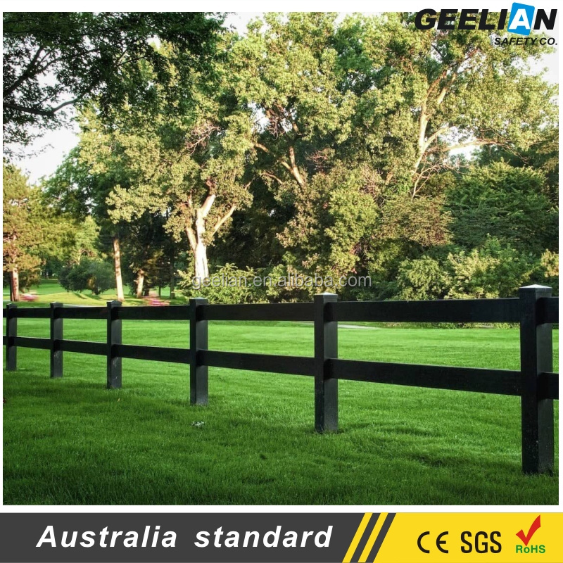 Vinyl PVC horse fencing PVC fencing for horses