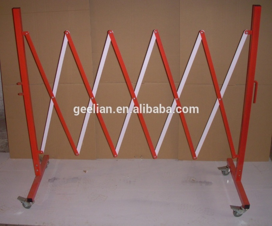 retractable barricades/metal expandable road safety fence barricade Metal Safety Barrier