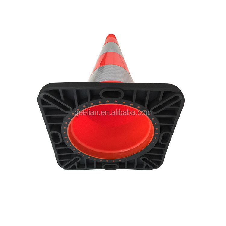 700MM Traffic Safety Reflective Road Cone PVC 28 Inch Orange Safety Cones