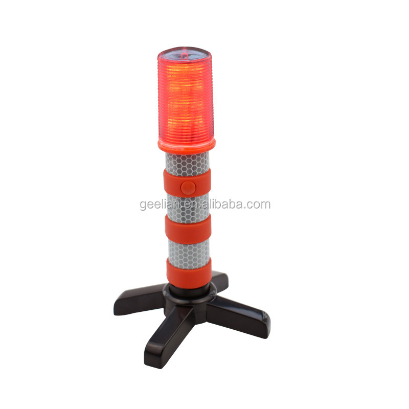 LED Multi-function Traffic Road Safety Control Traffic Warning Light Emergency Baton Safety Flashlight