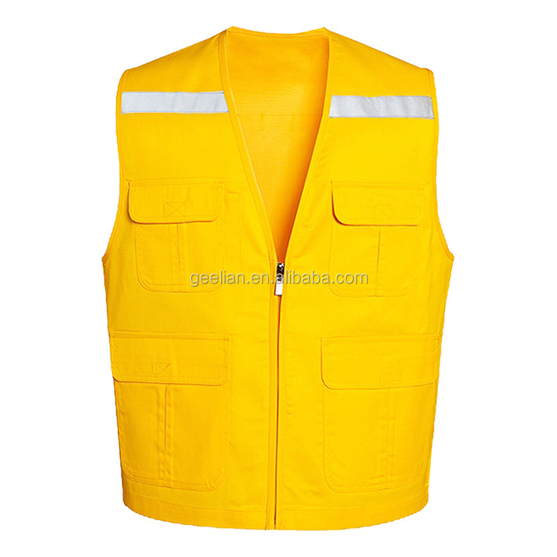 Safety vest hs code China economy cheap safety vest jacket for men