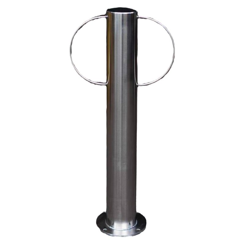 316 Bollard Security Road Traffic Flexible Bollard Parking Stainless Steel 304 Customized Surface Mount Bollard Galvanized Round