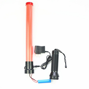 54cm Rechargeable &Battery Flashing Led  Traffic Baton Wand