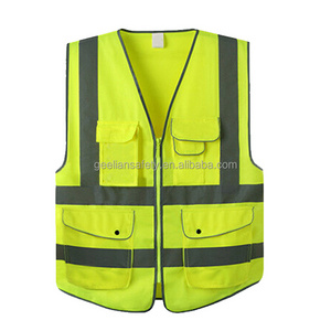 100 cotton adult construction worker vest costume heavy duty safety breakaway safety vest with pockets