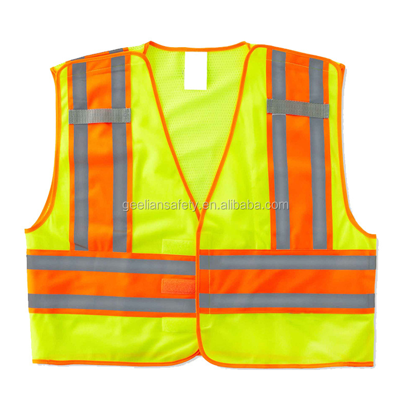 100 cotton adult construction worker vest costume heavy duty safety breakaway safety vest with pockets