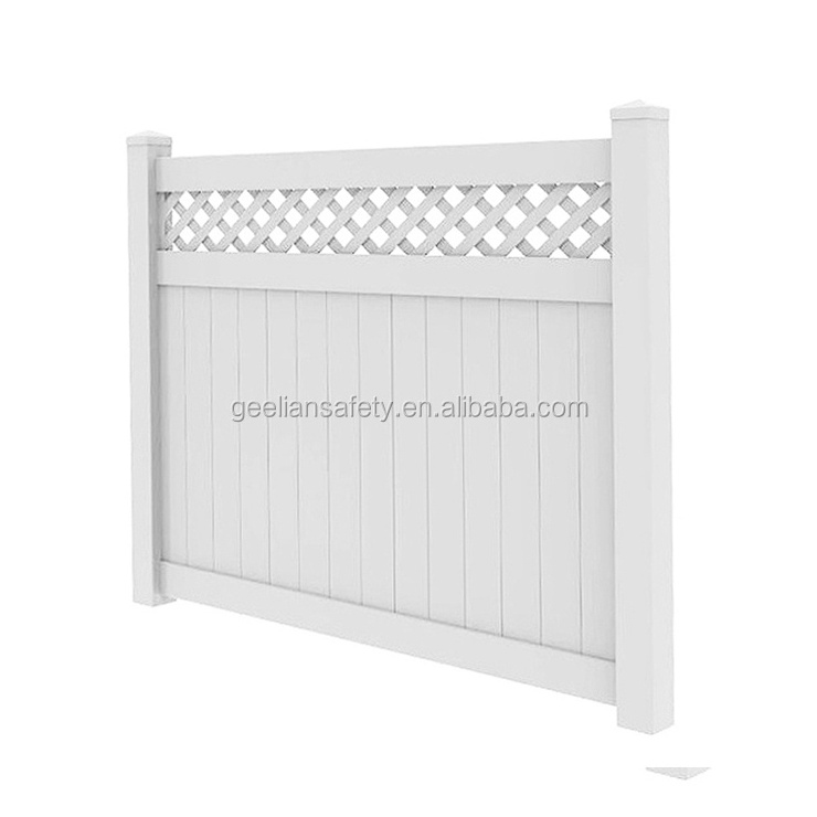 Strong UV proof Innovative Design Plastic Vinyl/PVC Garden Fence Panels decorative fence panels