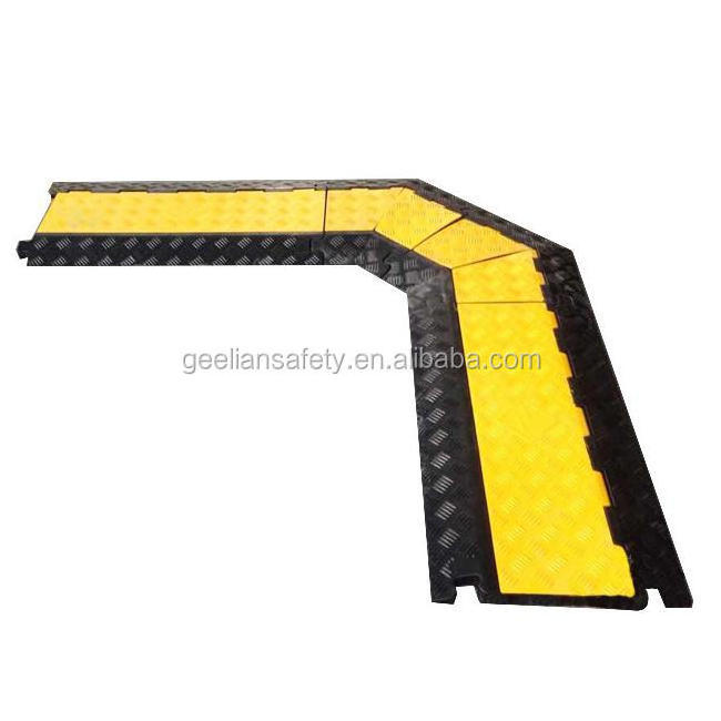 yellow jacket rubber threshold ramp for garage 5 channel yellow road safety outdoor flooring rubber cable ramp center road humps