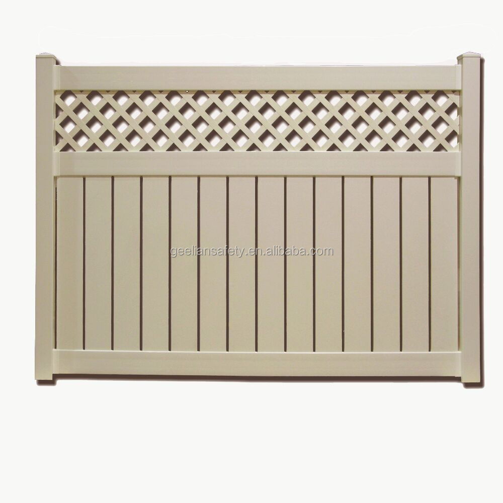 Strong UV proof Innovative Design Plastic Vinyl/PVC Garden Fence Panels decorative fence panels