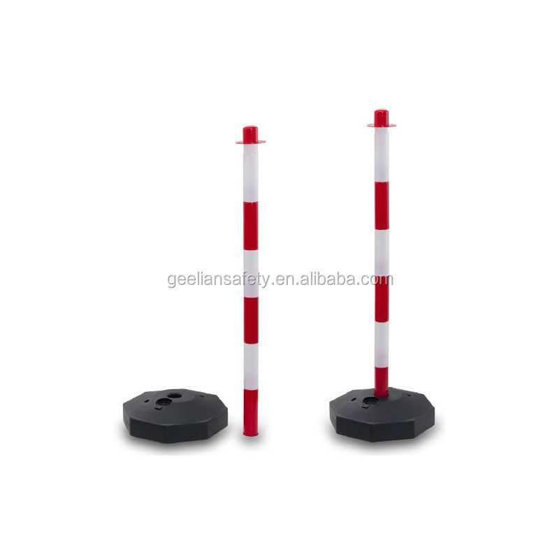 Safety Products Parking Lot Reflective Road Plastic Chain Barriers Post plastic barrier post