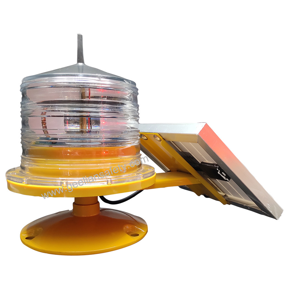 Doublewise 3NM Buoy Marker Lighting Solar Powered LED Marine Navigation Lantern for Harbour Channel