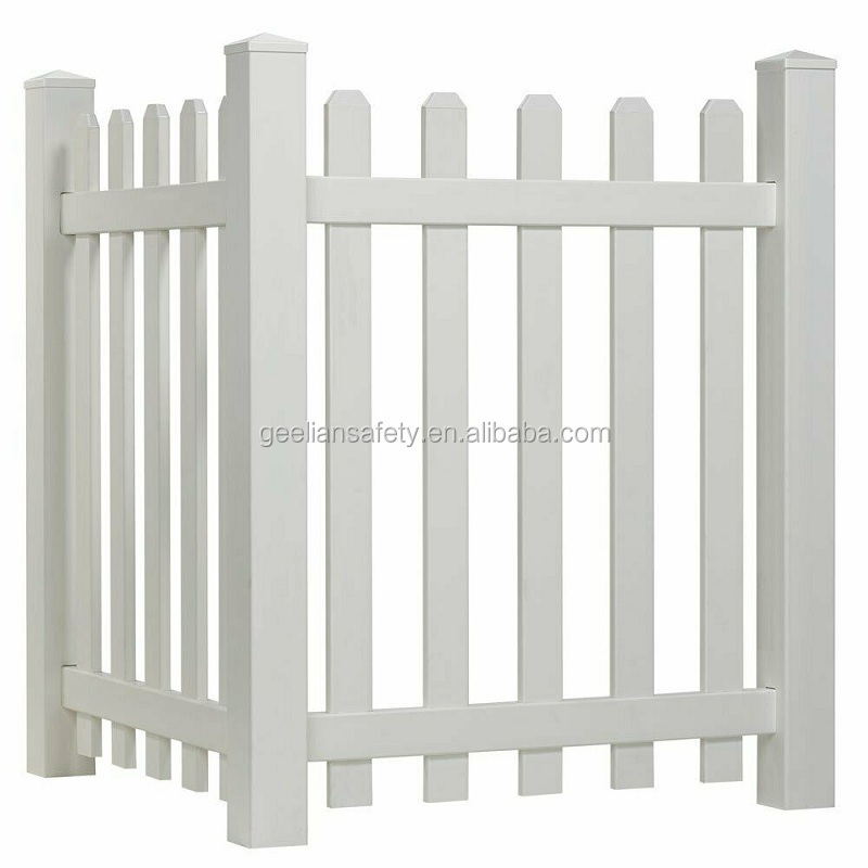 Plastic Vinyl Garden Picket Fence Temporary Fencing for Sale Cheap Used Hot Selling White Pvc Coated Horse Fence Modern Outdoor