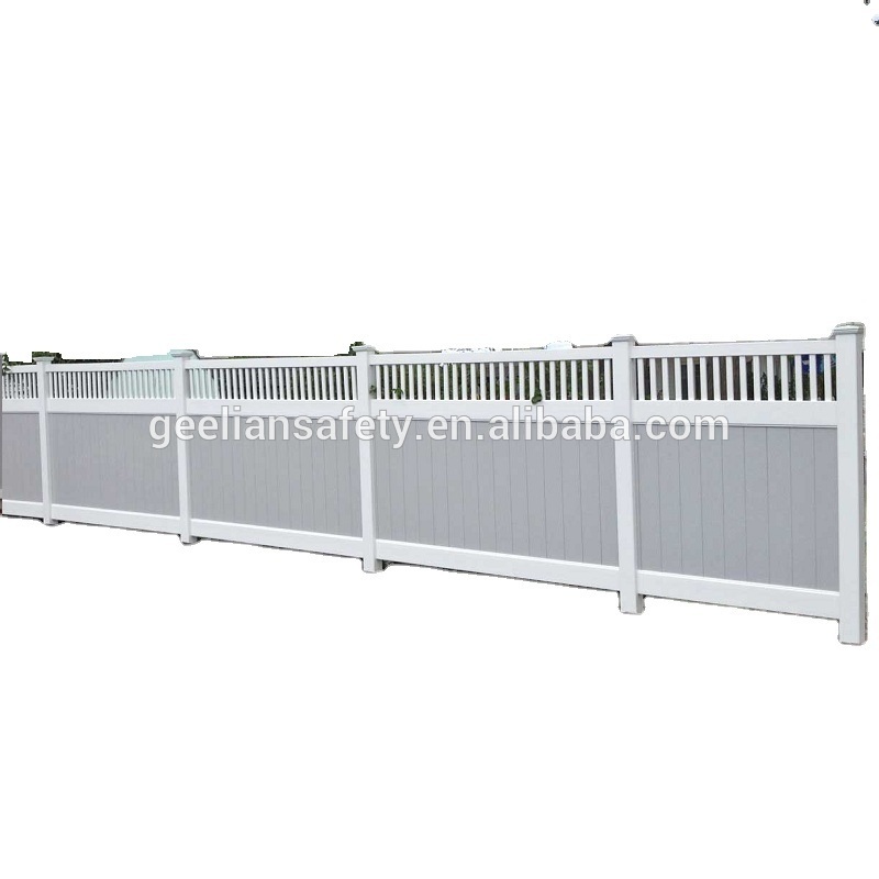 Full Privacy PVC Fence Panels House iron gate design / steel sliding gate / Aluminum PVC vinyl fence gate designs baby gate