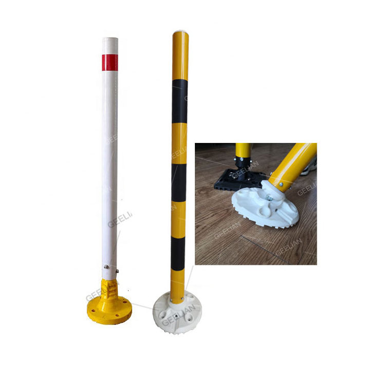 2022 New Design Fluorescent 30 inches PVC Traffic Post, Flexible Delineator Post, PVC Bollard