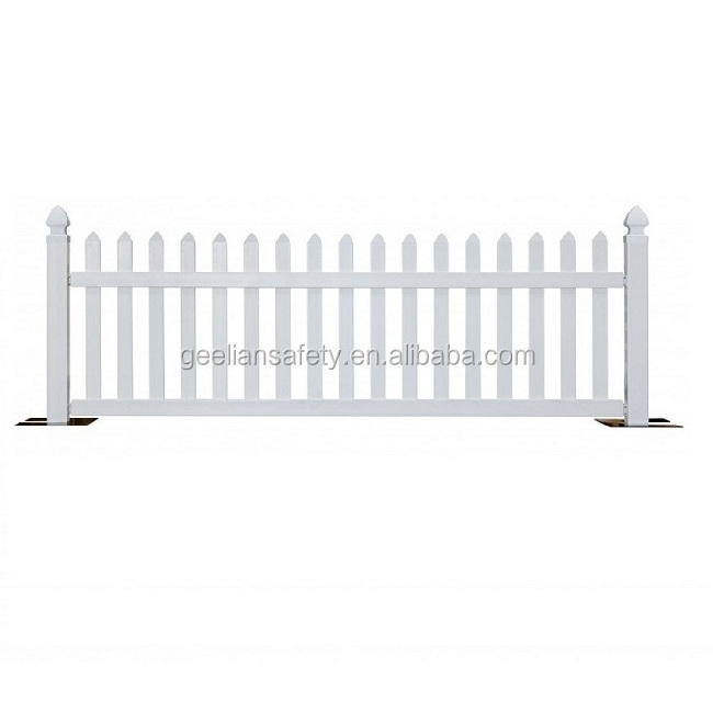 Plastic Vinyl Garden Picket Fence Temporary Fencing for Sale Cheap Used Hot Selling White Pvc Coated Horse Fence Modern Outdoor