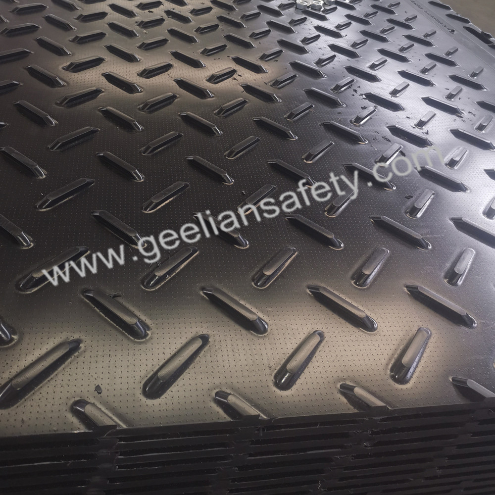 Plastic Uhmwpe Hdpe Temporary Construct Excavator Road Mats Swamp Beach Access Mats