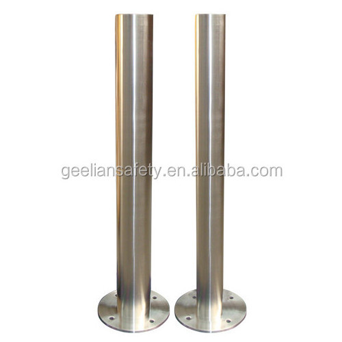 Geelian Customized logo stainless steel 304 flexible metal event saftey bollards