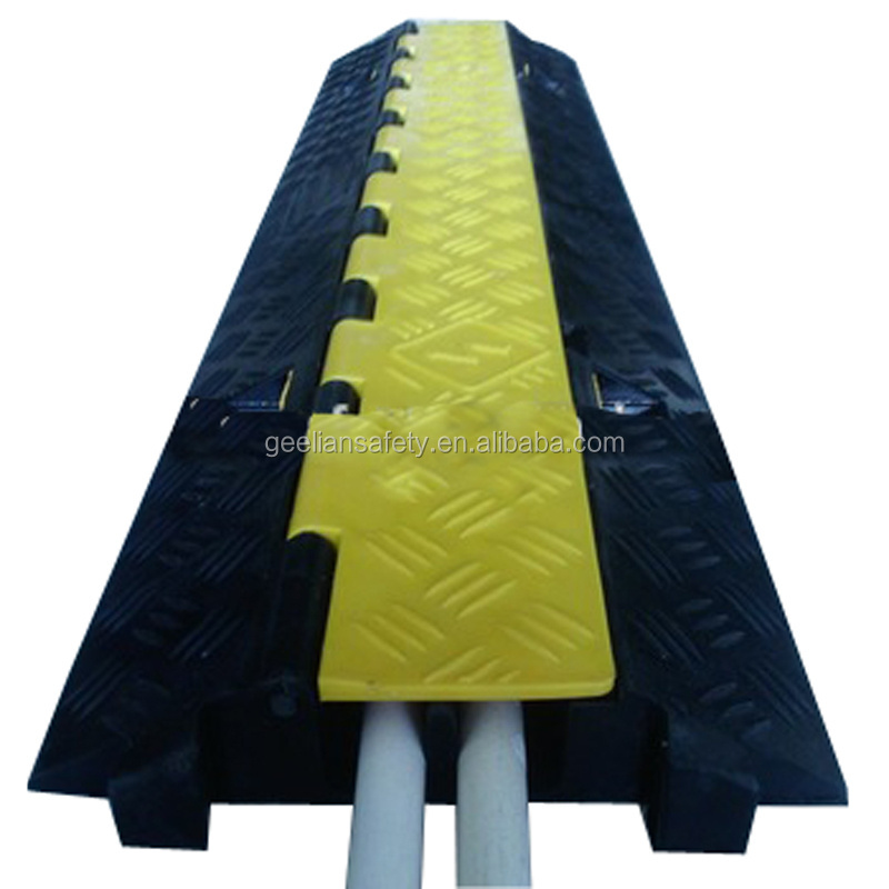 Durable Speed Hump Rubber PVC Cable Protector electrical cable cover